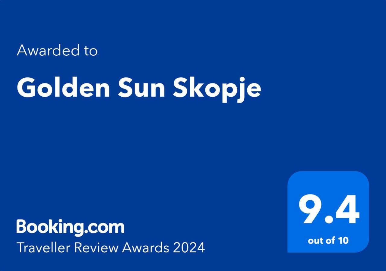 Golden Sun Skopje Appartement Buitenkant foto